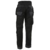 Work Trouser - Stretch - Holster Pockets - Black & Grey - 32w Reg Leg