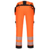 Hi-Vis Detachable Holster Pocket Trousers Orange 32w