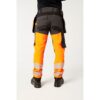 Hi Vis Stretch Class 1 Work Trousers with Holster Pockets Orange 34w Reg